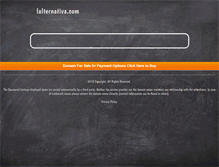 Tablet Screenshot of lalternativa.com